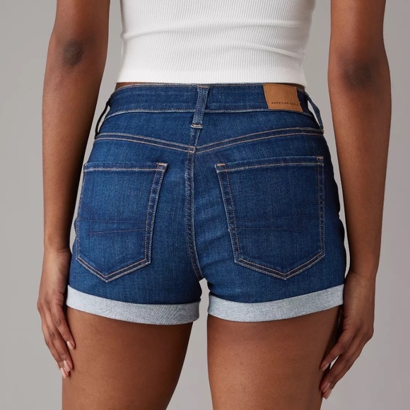American Eagle -  AE Next Level High-Waisted Denim Short Short NTW - Picture 5 of 5